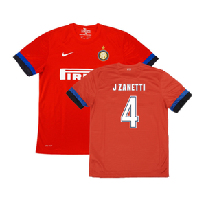 Inter Milan 2012-13 Away Shirt (Excellent) (J ZANETTI 4)_0