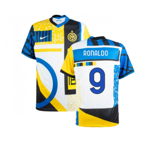 Inter Milan 2020-21 Fourth Shirt (L) (RONALDO 9) (Excellent)_0