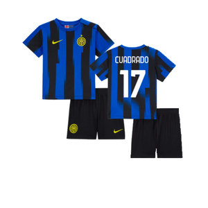 Inter Milan 2023-24 Home Mini Kit (XS Boys) (Cuadrado 17) (Excellent)_0