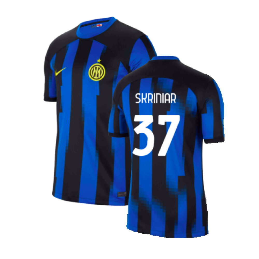 Inter Milan 2023-24 Home Shirt (SB) (Skriniar 37) (Excellent)_0