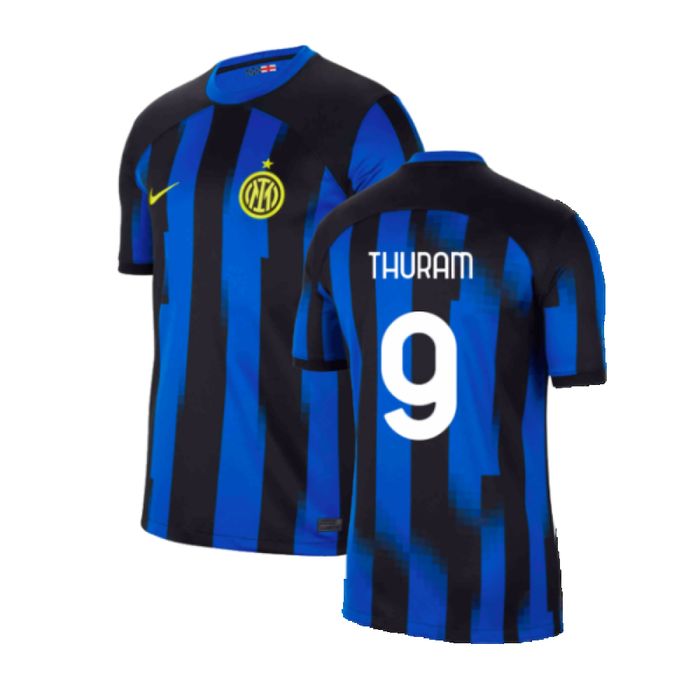 Inter Milan 2023-24 Home Shirt (SB) (Thuram 9) (Excellent)