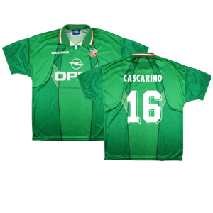 Ireland 1995-96 Home Shirt (XL) (Excellent) (Cascarino 16)_0