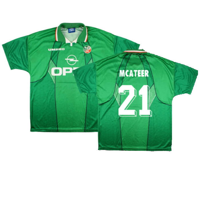 Ireland 1995-96 Home Shirt (XL) (Excellent) (McAteer 21)