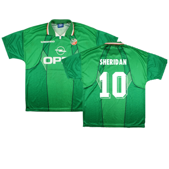 Ireland 1995-96 Home Shirt (XL) (Excellent) (Sheridan 10)