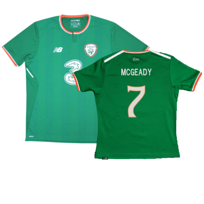 Ireland 2017-18 Home Shirt (S) (Mint) (McGeady 7)