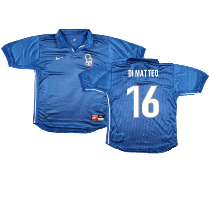 Italy 1998-99 Home Shirt (XL Boys) (Very Good) (Di Matteo 16)