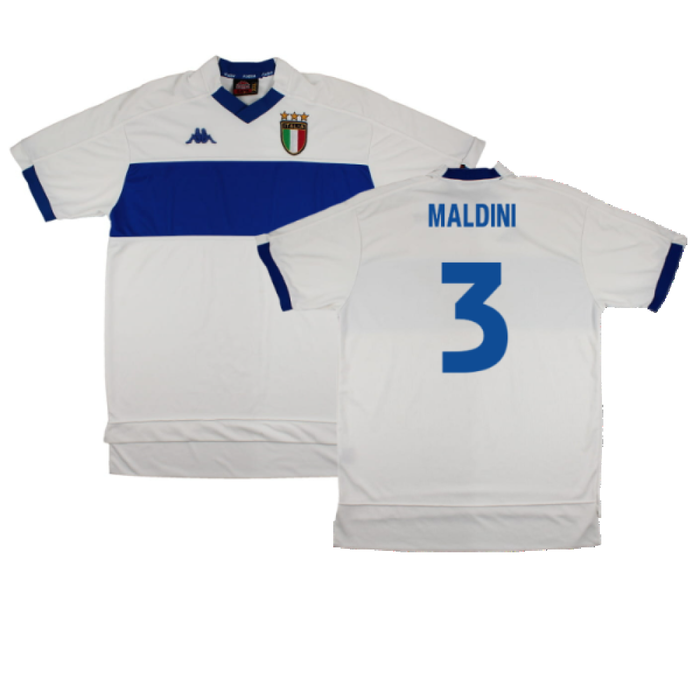 Italy 1999-00 Away Shirt (XXL) (Very Good) (MALDINI 3)