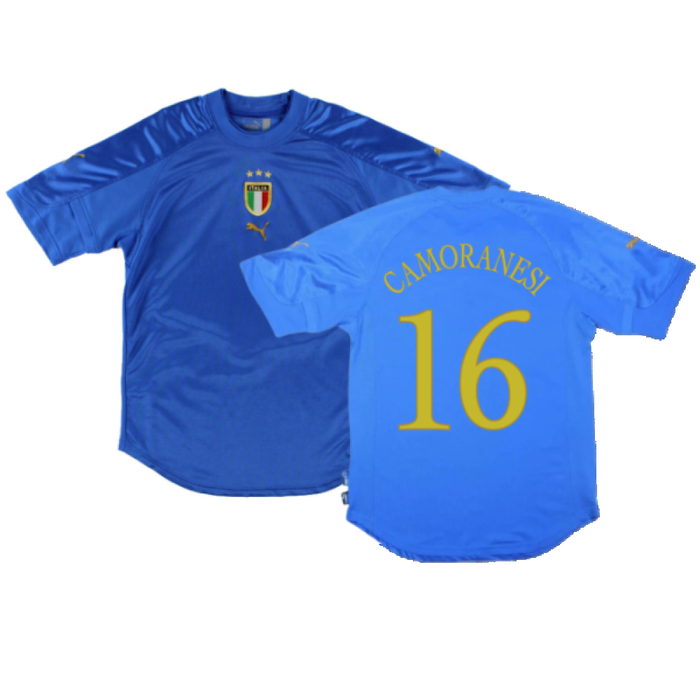 Italy 2004-06 Home Shirt (XL) (Fair) (Camoranesi 16)