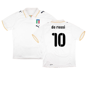 Italy 2008-09 Away Shirt (L) (Very Good) (De Rossi 10)_0