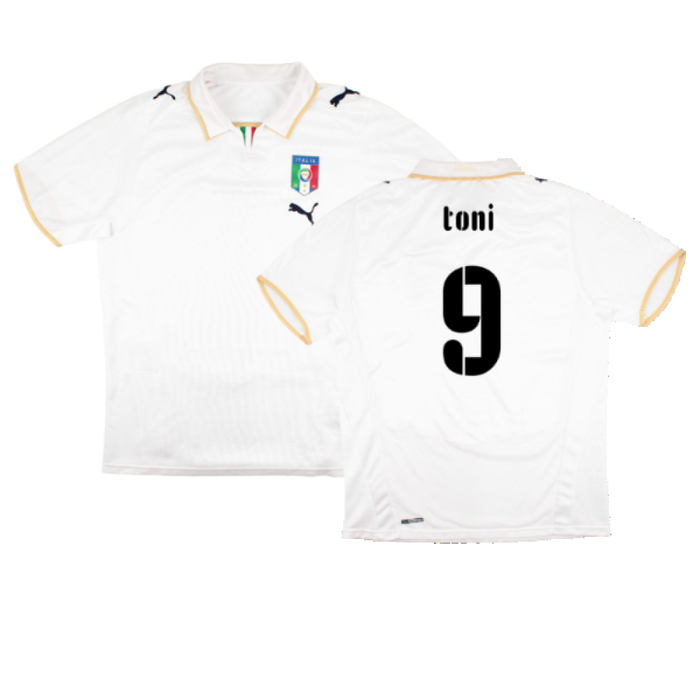 Italy 2008-09 Away Shirt (L) (Very Good) (Toni 9)