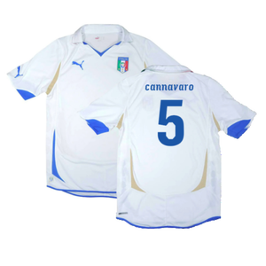 Italy 2010-11 Away Shirt (L) (Very Good) (Cannavaro 5)_0