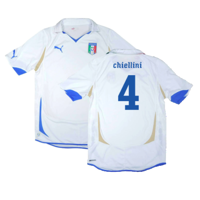 Italy 2010-11 Away Shirt (L) (Very Good) (Chiellini 4)