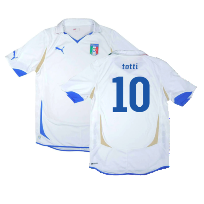 Italy 2010-11 Away Shirt (L) (Very Good) (Totti 10)