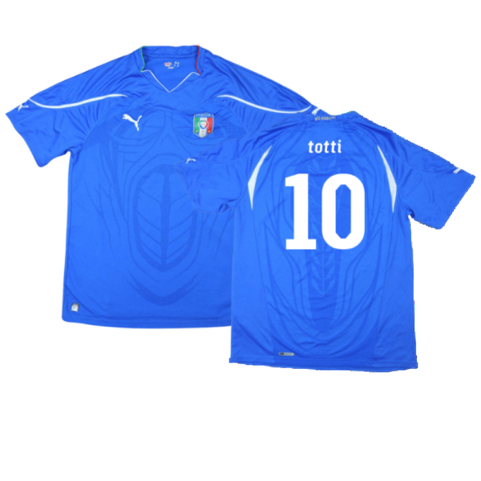 Italy 2010-11 Home Shirt (xl) (Good) (Totti 10)