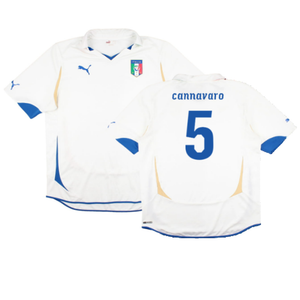 Italy 2010-12 Away Shirt (M) (Fair) (Cannavaro 5)_0