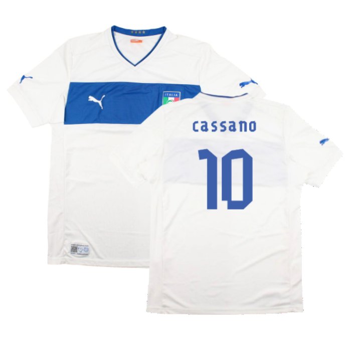 Italy 2012-14 Away Shirt (L) (Very Good) (Cassano 10)