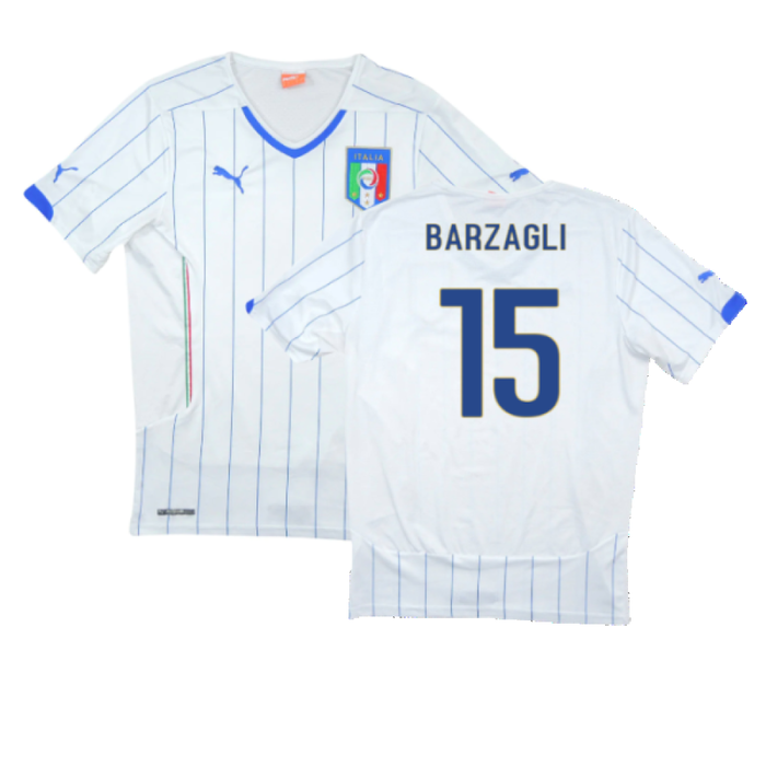 Italy 2014-16 Away Shirt (S) (Good) (Barzagli 15)