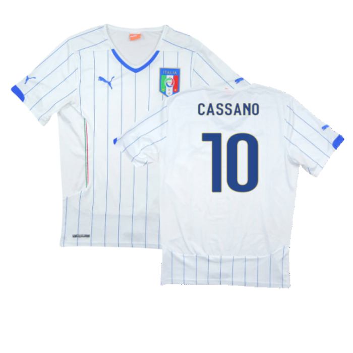 Italy 2014-16 Away Shirt (XL) (Good) (Cassano 10)