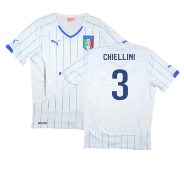 Italy 2014-16 Away Shirt (XL) (Good) (Chiellini 3)