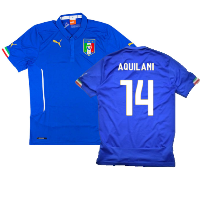 Italy 2014-16 Home Shirt (M) (Good) (Aquilani 14)