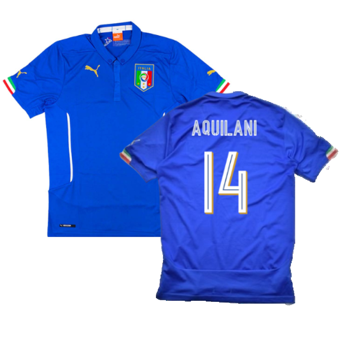 Italy 2014-16 Home (L) (AQUILANI 14) (Very Good)