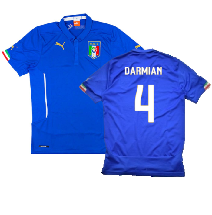 Italy 2014-15 Home Shirt (Excellent) (Darmian 4)