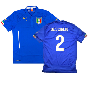 Italy 2014-15 Home Shirt (Excellent) (De Sciglio 2)_0