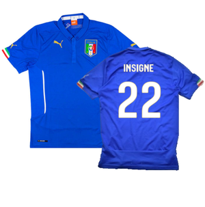 Italy 2014-16 Home Shirt (M) (Very Good) (Insigne 22)_0