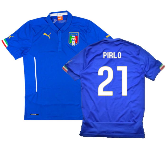 Italy 2014-15 Home Shirt (Excellent) (Pirlo 21)