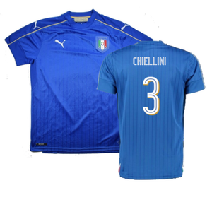 Italy 2015-16 Home Shirt (XXL) (Excellent) (Chiellini 3)_0