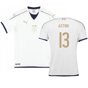 Italy 2016-17 Away Shirt (M) (Excellent) (Astori 13)_0