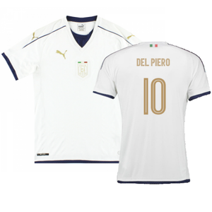 Italy 2016-17 Away Shirt (L) (Very Good) (Del Piero 10)_0