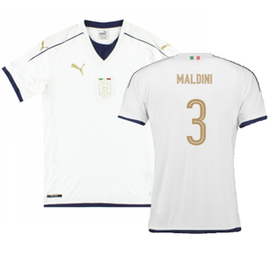 Italy 2016-17 Away Shirt (M) (Excellent) (Maldini 3)_0