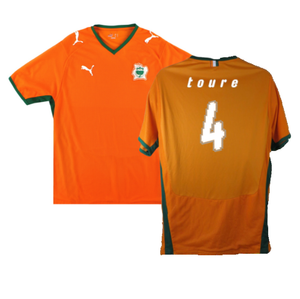 Ivory Coast 2008-10 Home Shirt (M) (Excellent) (TOURE 4)_0