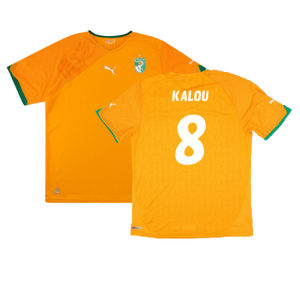 Ivory Coast 2010-11 Home Shirt (Very Good) (KALOU 8)_0