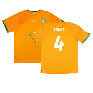 Ivory Coast 2010-11 Home Shirt (Very Good) (TOURE 4)_0