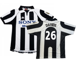 Juventus 1997-98 Home Shirt (S) (Excellent) (Davids 26)_0