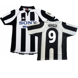 Juventus 1997-98 Home Shirt (S) (Excellent) (Vialli 9)_0