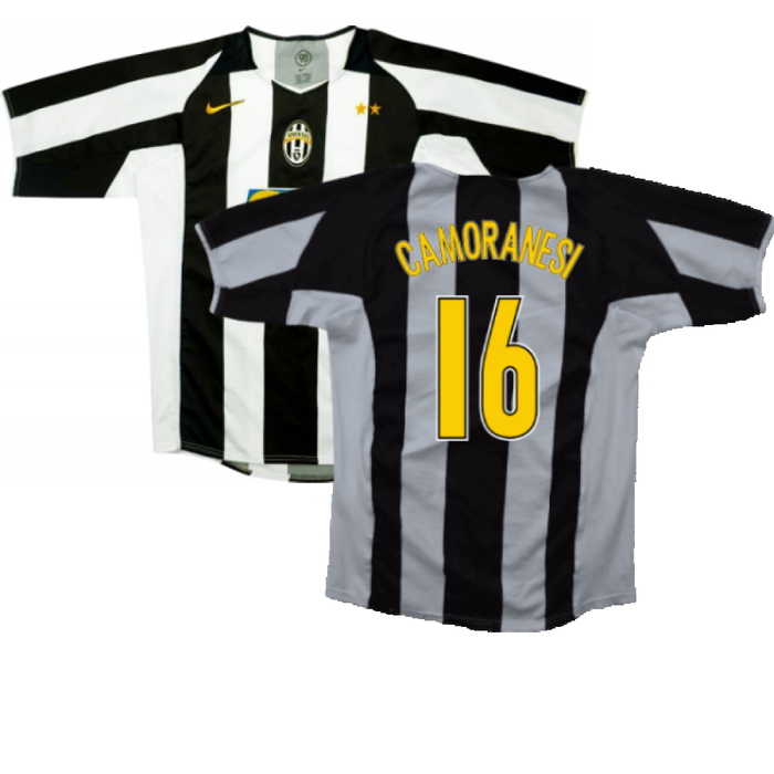 Juventus 2004-05 Home Shirt (XL) (Excellent) (Camoranesi 16)