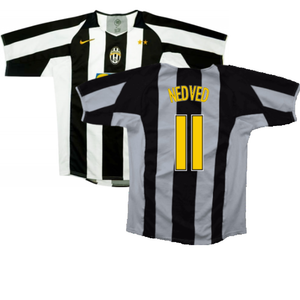 Juventus 2004-05 Home Shirt (XL) (Good) (Nedved 11)_0