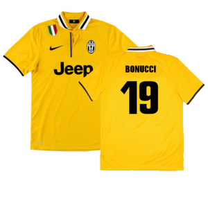 Juventus 2013-14 Away Shirt (S) (Mint) (Bonucci 19)_0