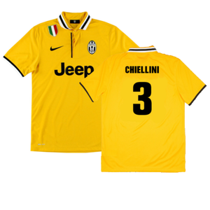 Juventus 2013-14 Away Shirt (S) (Mint) (Chiellini 3)_0