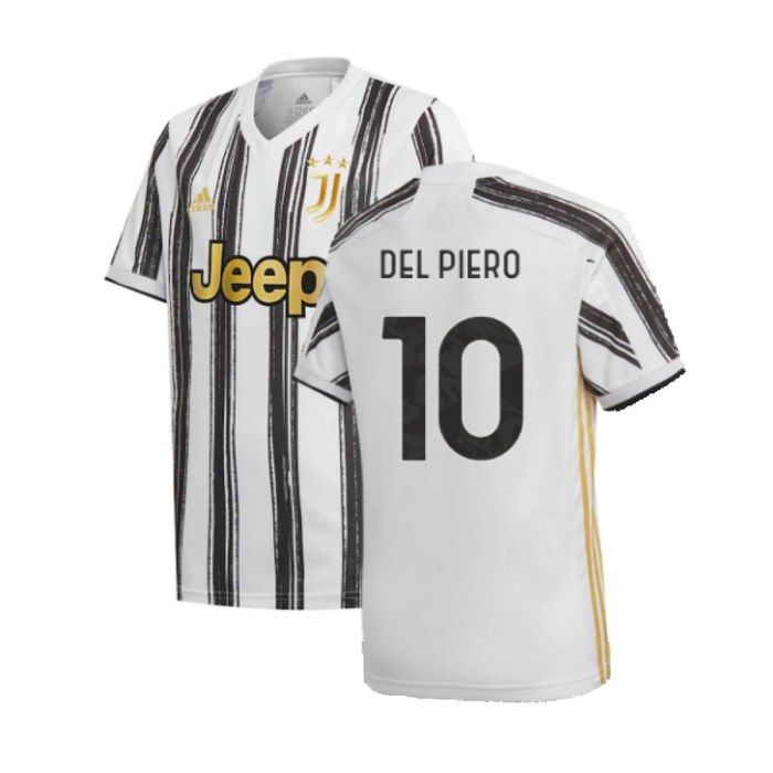 Juventus 2020-21 Home Shirt (L) (DEL PIERO 10) (Excellent)