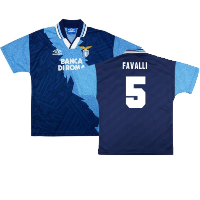 Lazio 1994-96 Away Shirt (M) (Excellent) (Favalli 5)