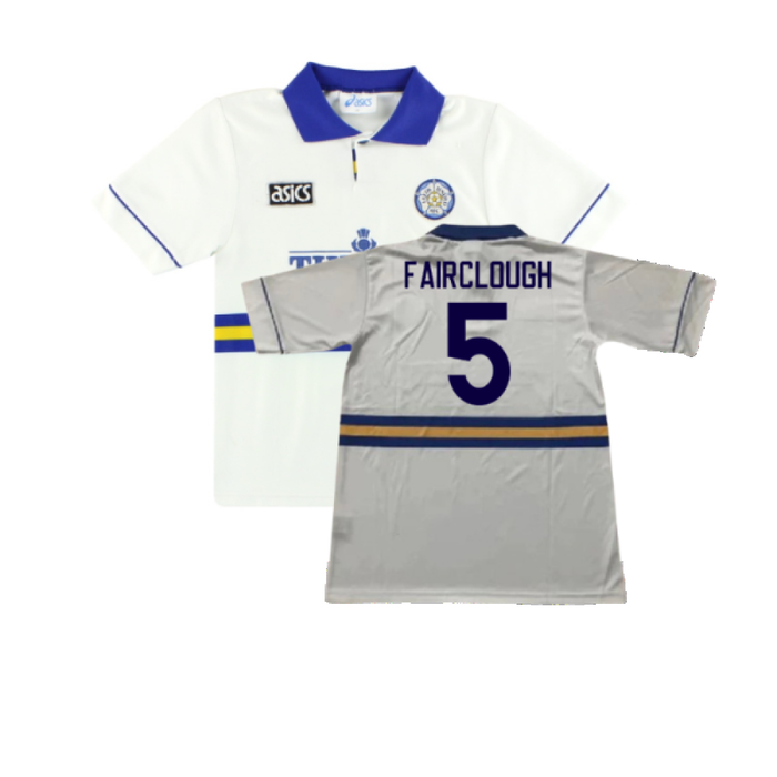 Leeds United 1993-95 Home Shirt (L) (Excellent) (Fairclough 5)