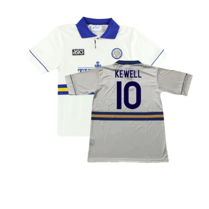 Leeds United 1993-95 Home Shirt (L) (Excellent) (KEWELL 10)