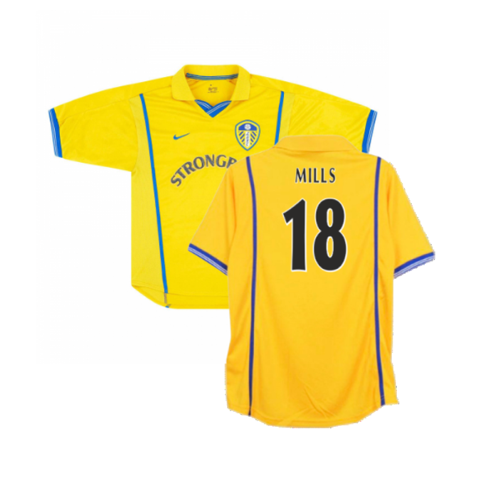 Leeds United 2000-02 Away Shirt (Excellent) (Mills 18)