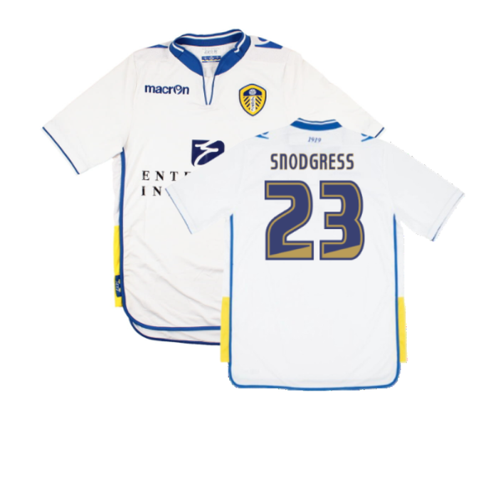 Leeds United 2012-13 Home Shirt (XL) (Mint) (Snodgress 23)