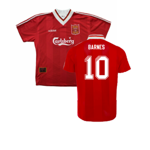 Liverpool 1995-96 Home Shirt (L) (Excellent) (Barnes 10)_0