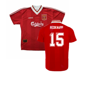 Liverpool 1995-96 Home Shirt (L) (Excellent) (Redknapp 15)_0